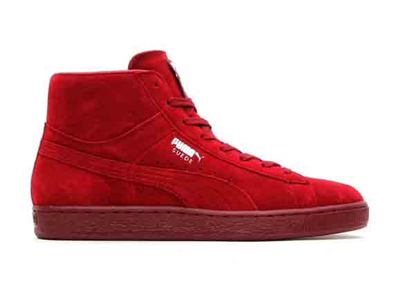 Puma Suede Mid Classic Pomegranate 2
