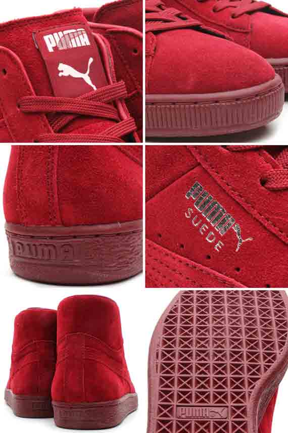 Puma Suede Mid Classic Pomegranate 3
