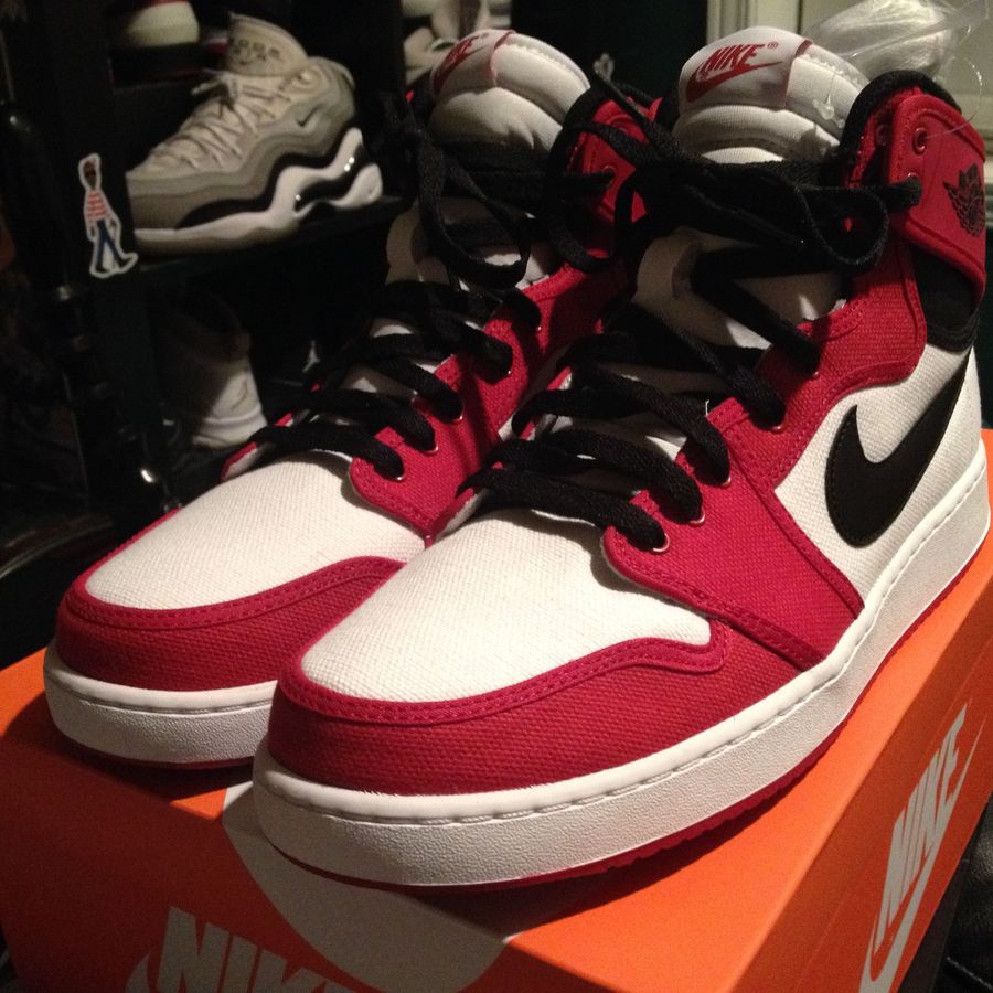 Air Jordan 1 Retro Ko High White Black Gym Red 06