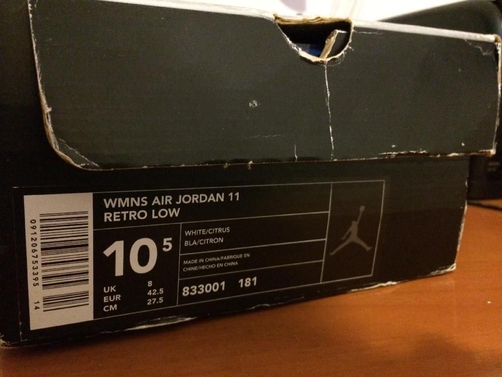 Air Jordan 11 Low Citrus 2001 Ebay 08