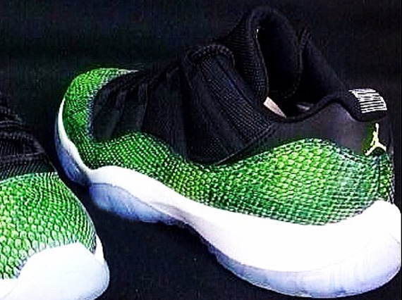 "Green Snake" Air Jordan 11 Low