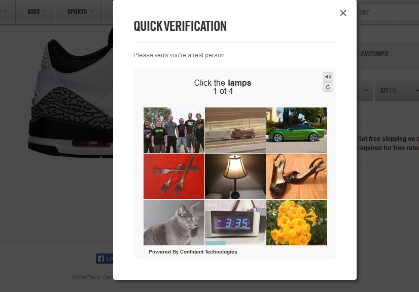 Nikestore Verification