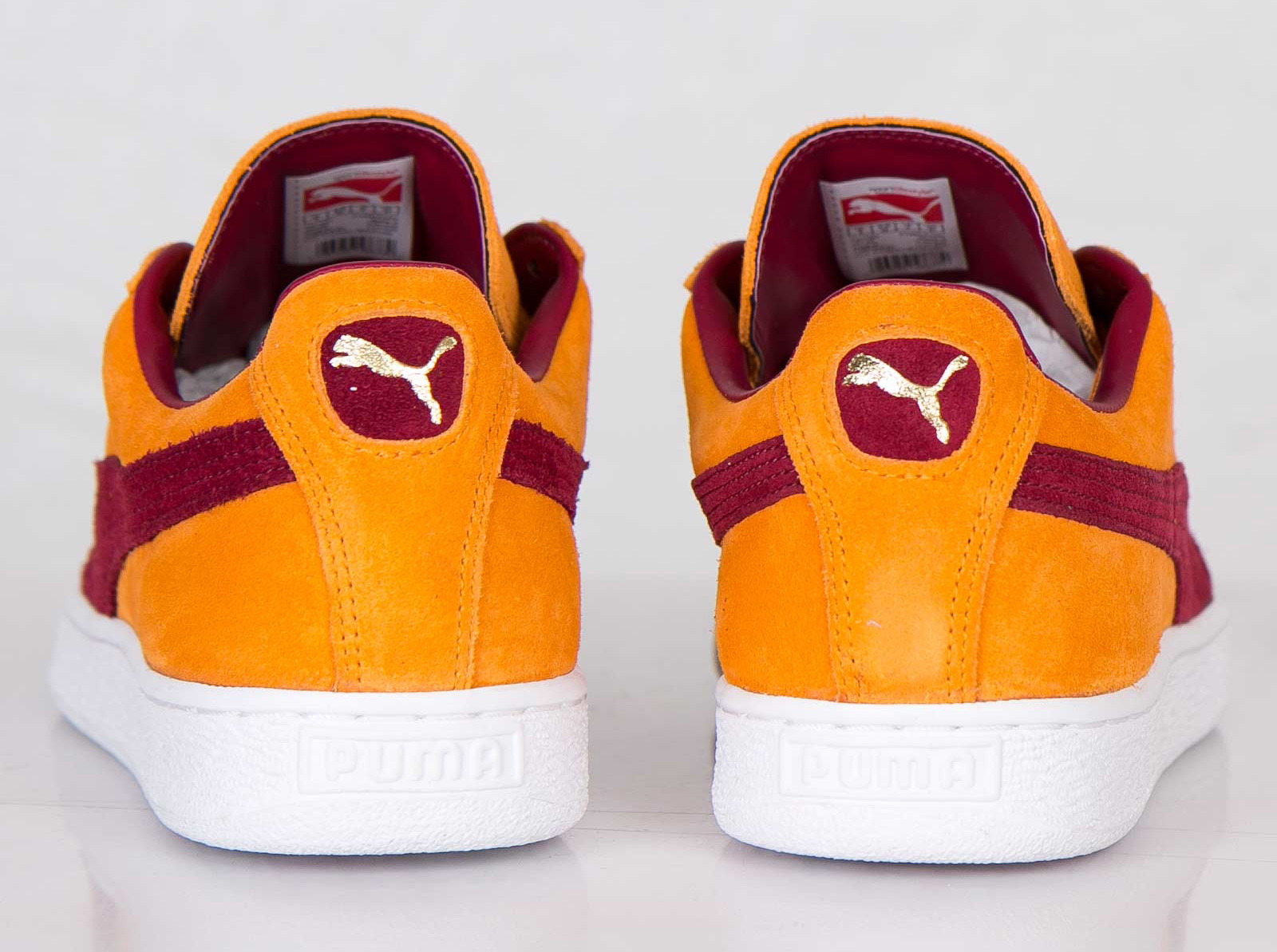 Puma Suede Classic Bright Marigold Pomegranate 04