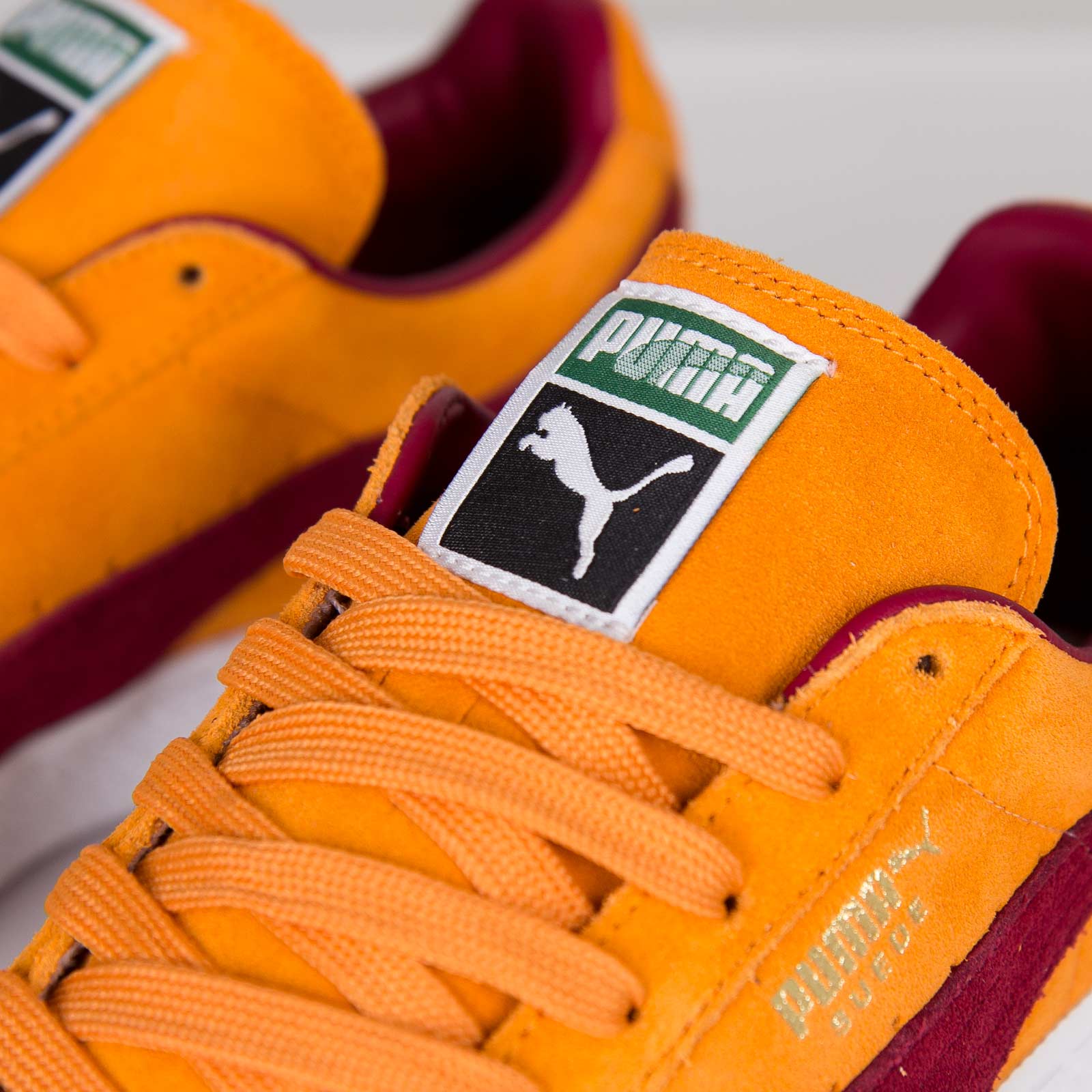 Puma Suede Classic Bright Marigold Pomegranate 05