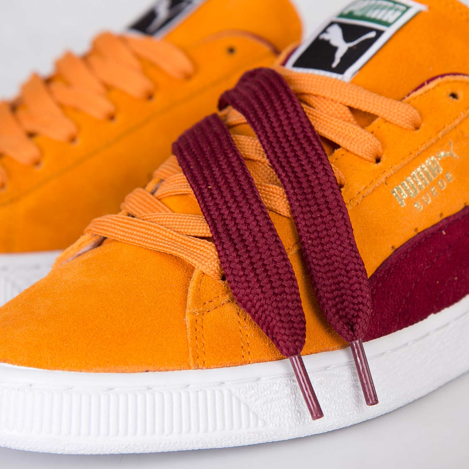 Puma Suede Classic Bright Marigold Pomegranate 06