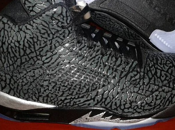 Air Jordan 3Lab5 - Black - Metallic Silver