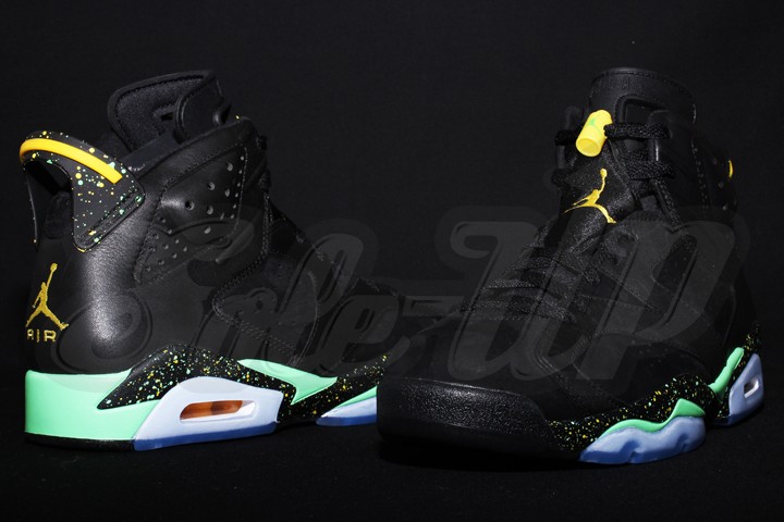 Jordan Vi Black Green 5