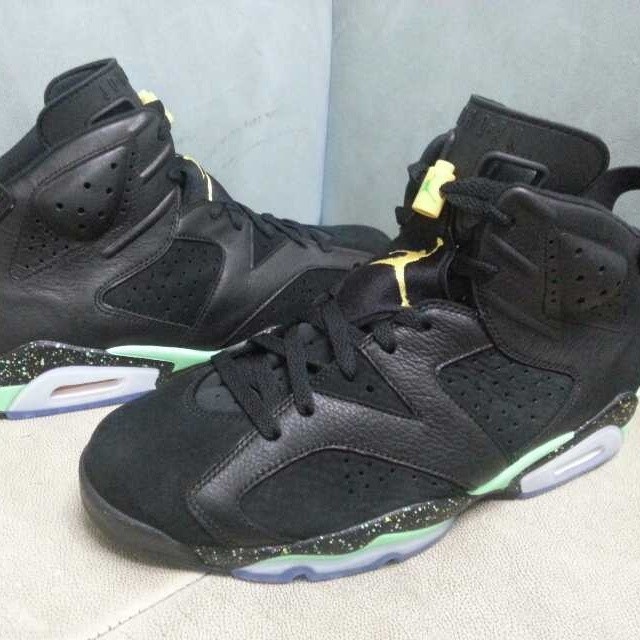 Jordan Vi Black Venom Green Speckle 04