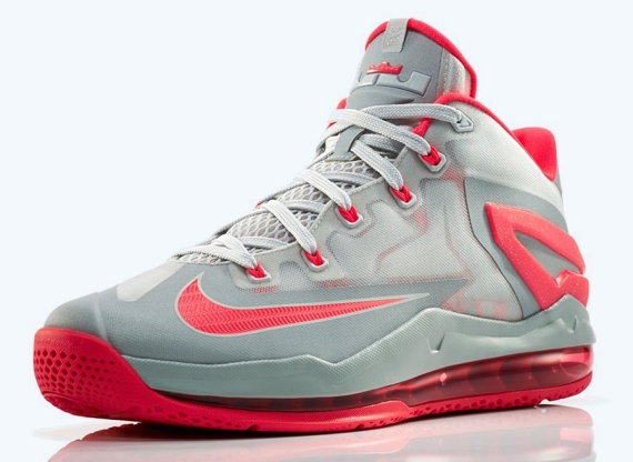Laser Crimson Lebrons 11 Low 01