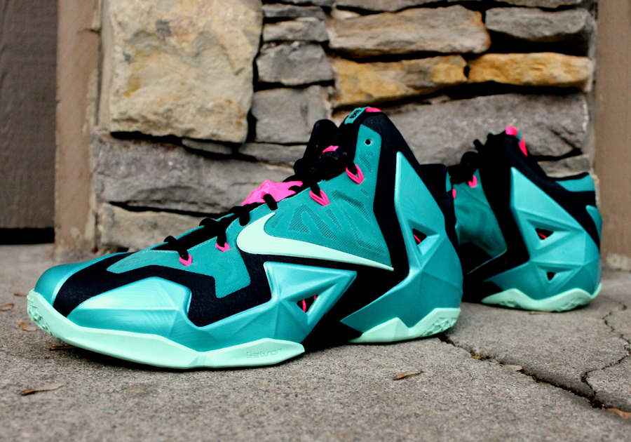 A Detailed Look at the Nike LeBron 11 "South Beach"