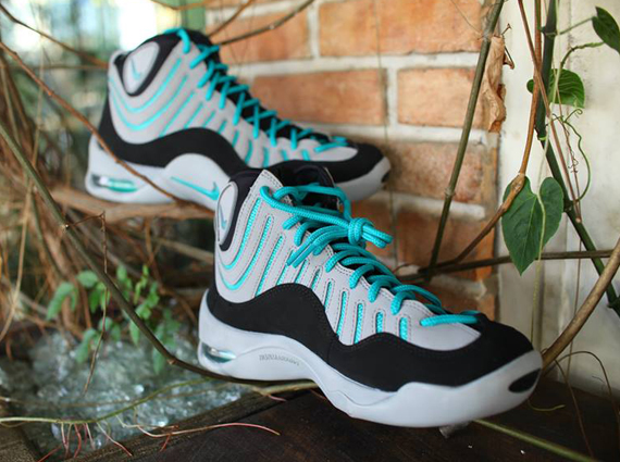 Nike Air Bakin Grey Black Teal