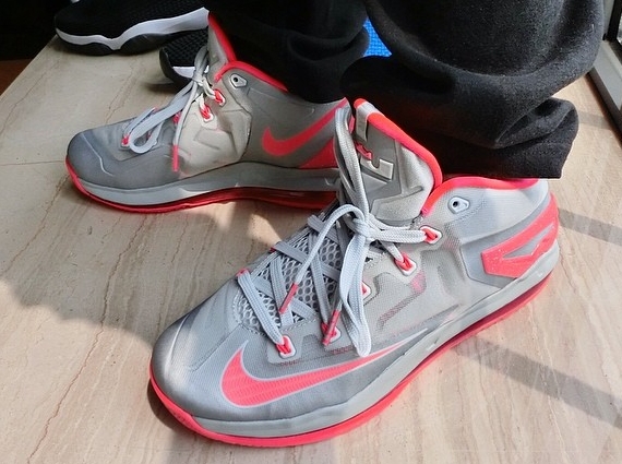 Nike Lebron 11 Low Light Base Grey Laser Crimson 02