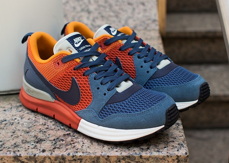 Nike Lunar Pegasus ’89 – New Slate – Midnight Navy – Kumquat