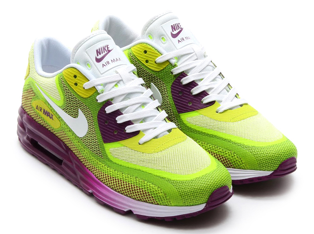 Nike Wmns Air Max 90 Lunar Bright Grape Venom Green 01