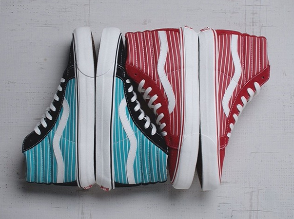 Vans Vault Og Sk8 Hi Lx Stripes Pack