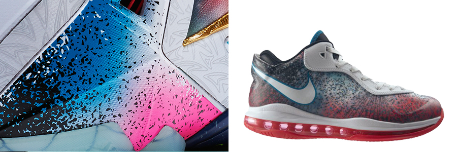 What The Lebron 11 Right Shoe Miami Nights