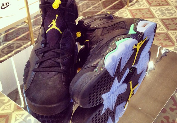 Air Jordan 6 "Brazil World Cup" On Display at Nike Football Media Event in Madrid