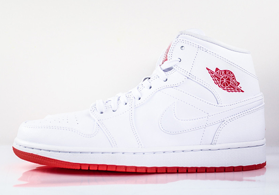 Air Jordan 1 Mid White Infrared 23 1