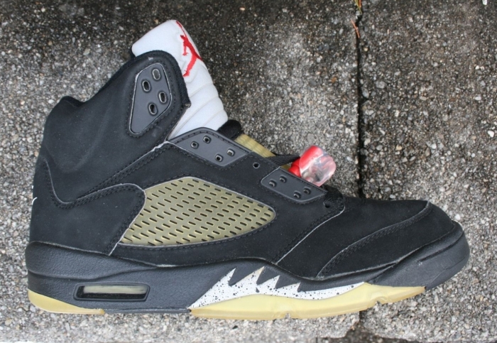 Air Jordan 5 Black Metallic Signed 02