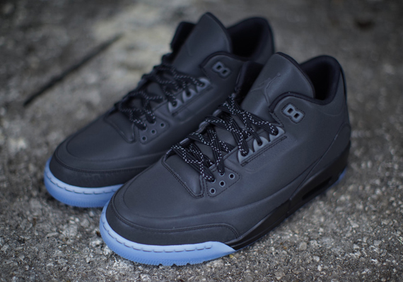 Black Reflective Jordan 5 Lab 3