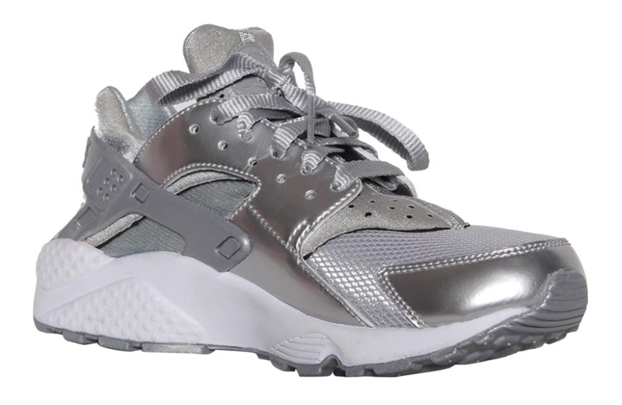 Nike Air Huarache Metallic Silver 02