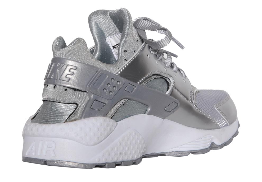 Nike Air Huarache Metallic Silver 05
