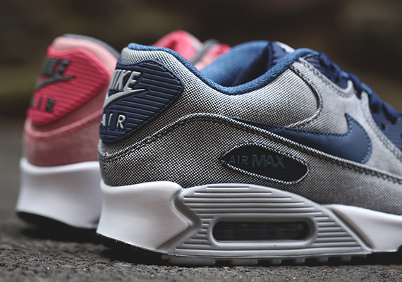 Nike Air Max 90 Premium - Obsidian - New Slate - Photo Blue - Wolf Grey