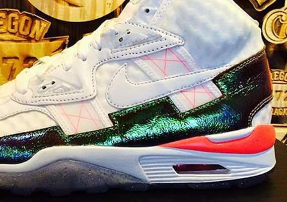 Nike Air Trainer SC High PRM QS - White - Hyper Punch