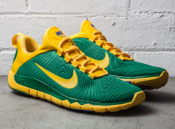 Nike Free Trainer 5 0 Pine Green Varsity Maize