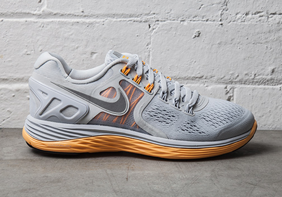 Nike LunarEclipse+ 4 - Pure Platinum - Atomic Mango