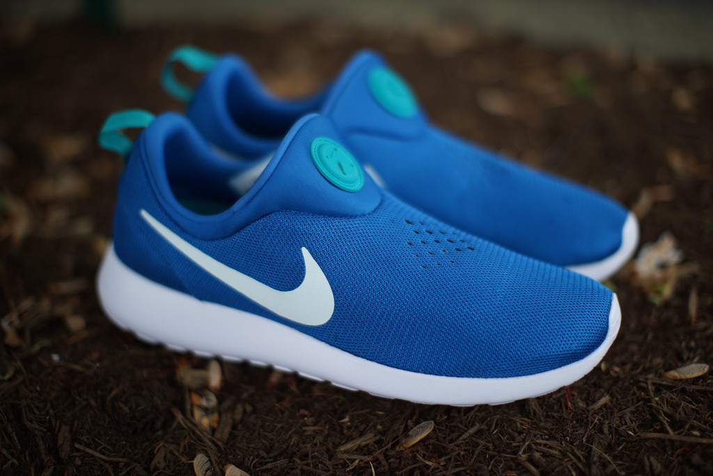 Nike Roshe Run Slip On Military Blue 02