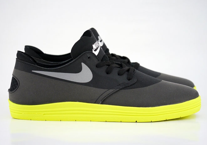 Nike Sb Lunar One Shot Word Cup Black Volt 05