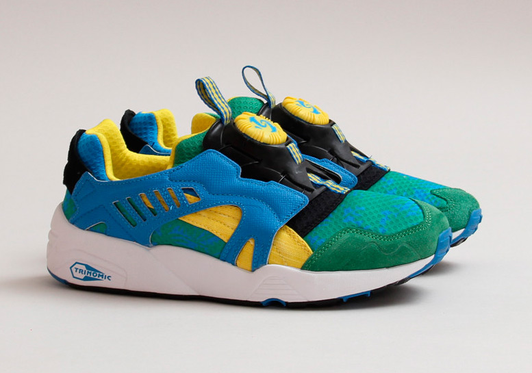 Puma Disc Blaze Tropical Green Yellow French Blue 01