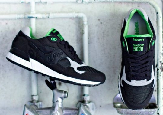 Solebox x Saucony Shadow 5000 “Green Lucanid” – Release Date