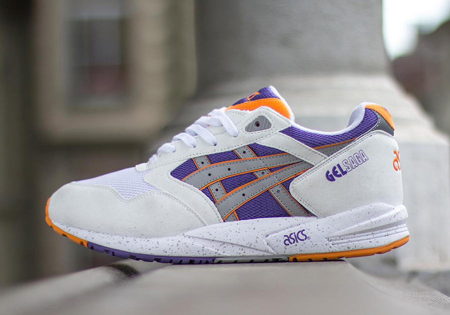 Asics Gel Saga - White - Orange - Purple