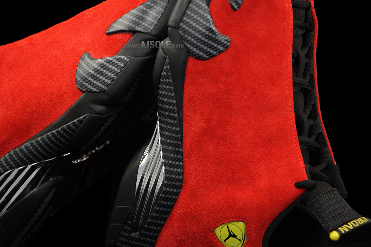 Jordan Xiv Red Suede Ferrari 02