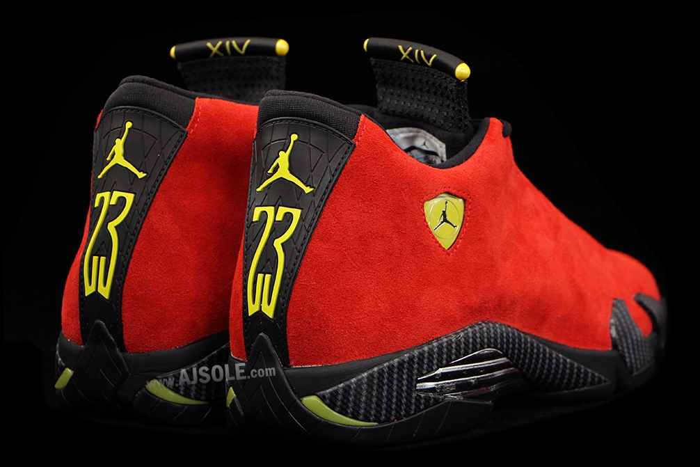 Jordan Xiv Red Suede Ferrari 03