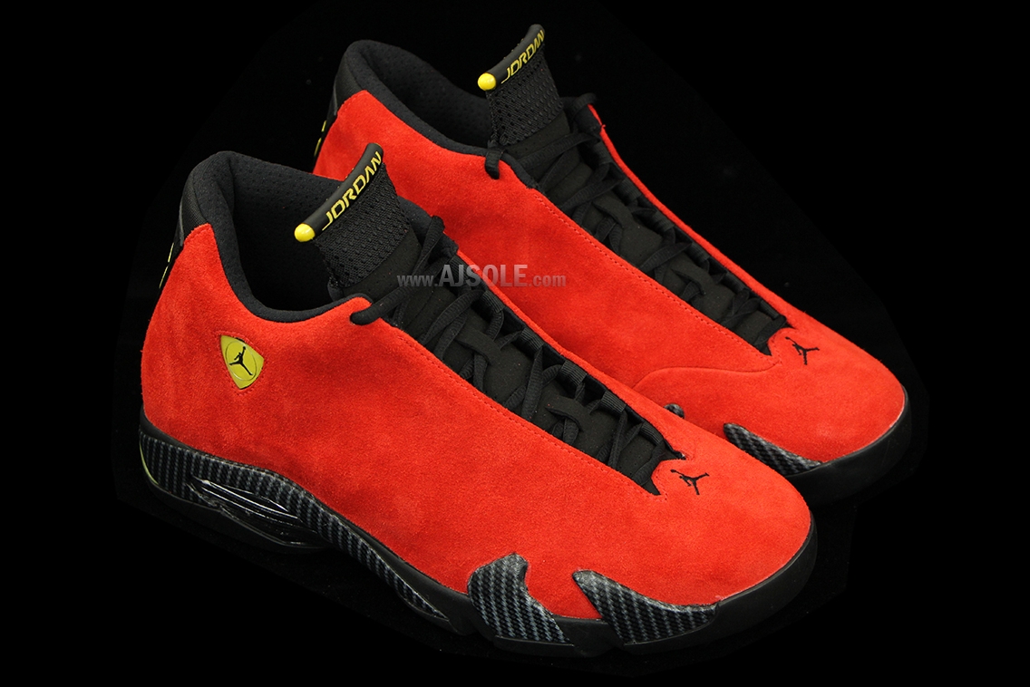 Jordan Xiv Red Suede Ferrari 04
