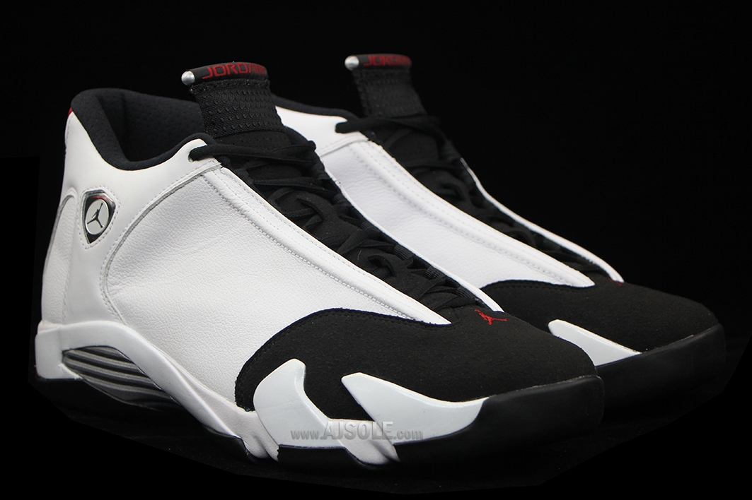 Jordan Xiv White Leather Black Toe 04