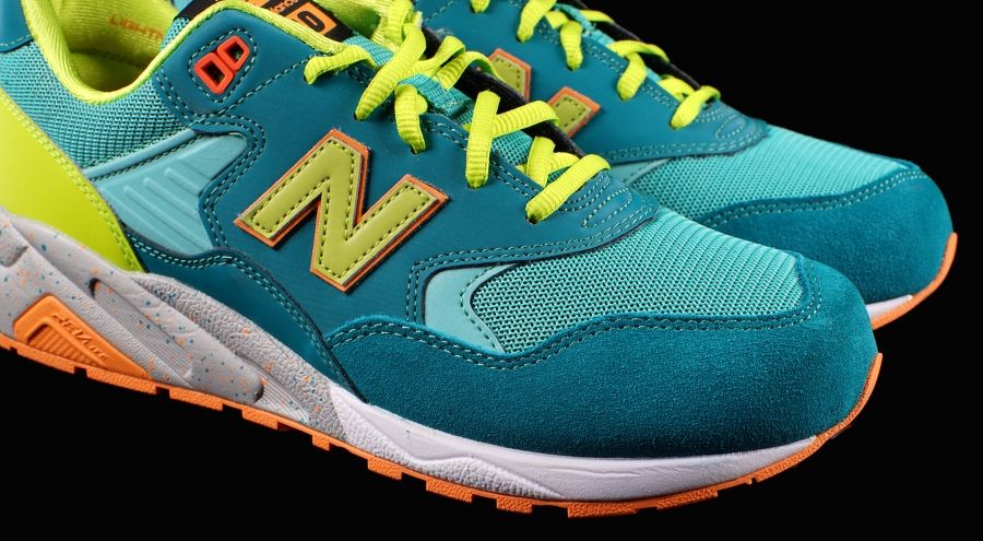 New Balance Mrt580 Teal Yellow 04