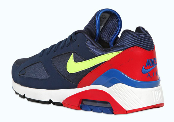Nike Air 180 - Navy - Red - Volt