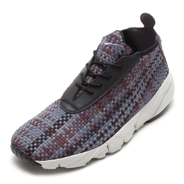 Nike Air Footscape Woven Chukka Black Purple Grey 01