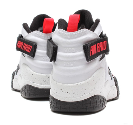 Nike Air Raid White Black University Red 05