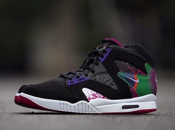 Nike Air Tech Challenge Hybrid Black White Rave Pink Varsity Purple 03