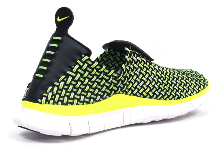 Nike Free Woven 4 Volt Yellow Black 02