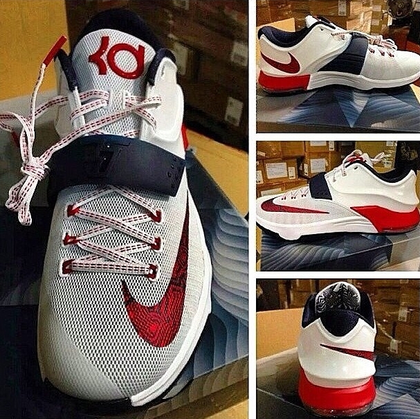 Nike Kd Vii Red White Blue 4