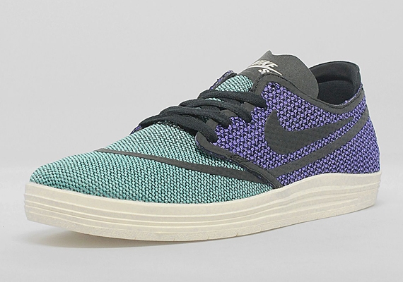Nike Sb Lunar One Shot Rr Crystal Mint Hyper Grape