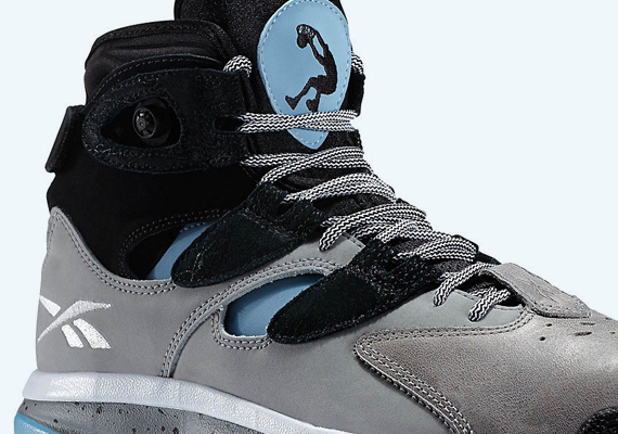 Reebok Shaq Attaq 4 - Grey - Black - Blue