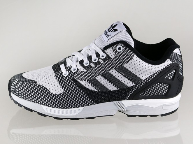 Adidas Zx Flux Weave Black White Grey 01