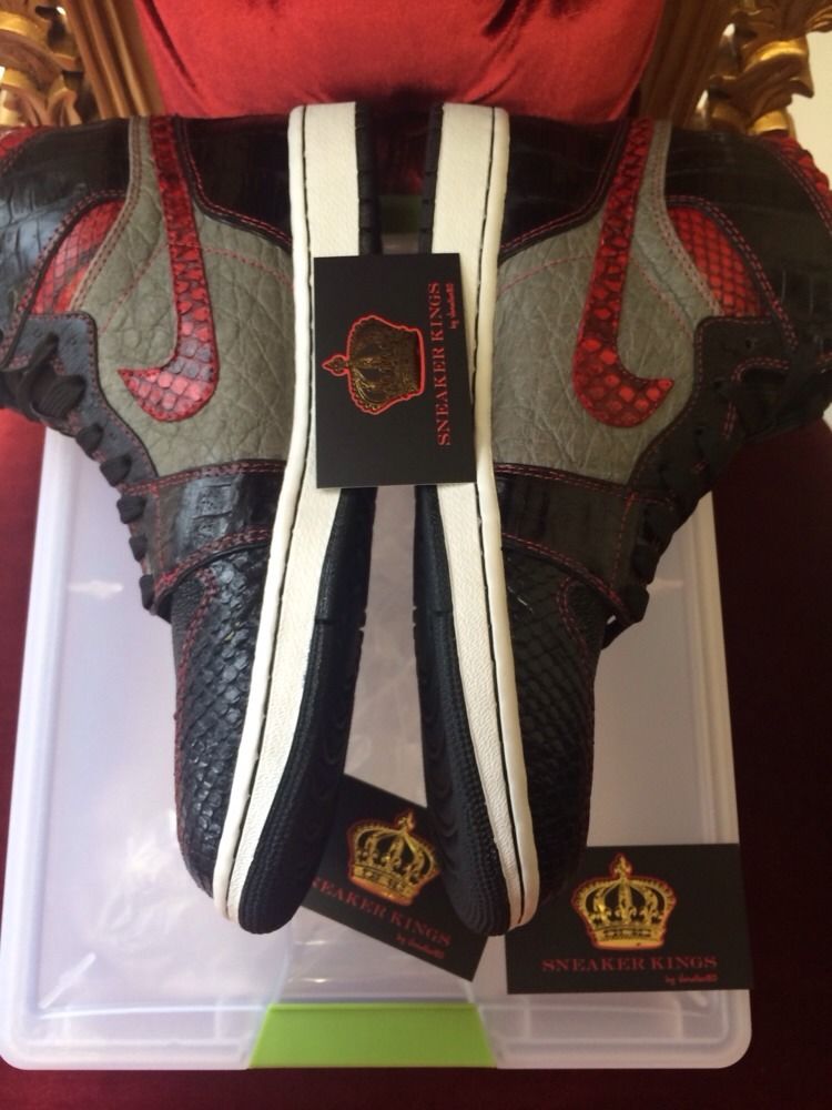 Air Jordan 1 Brooklyn Zoo Pmk Customs Ebay 01